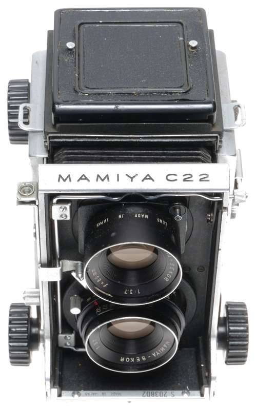 Mamiya C22 Professional TLR Bellows Film Camera Sekor 3.7/80mm