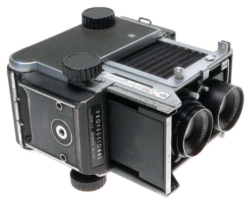 Mamiya C22 Professional TLR Bellows Film Camera Sekor 3.7/80mm