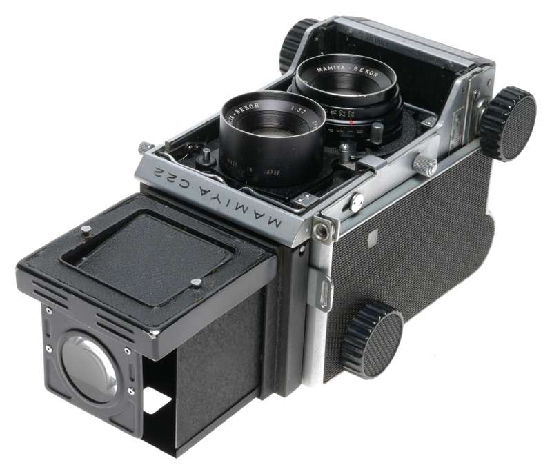 Mamiya C22 Professional TLR Bellows Film Camera Sekor 3.7/80mm