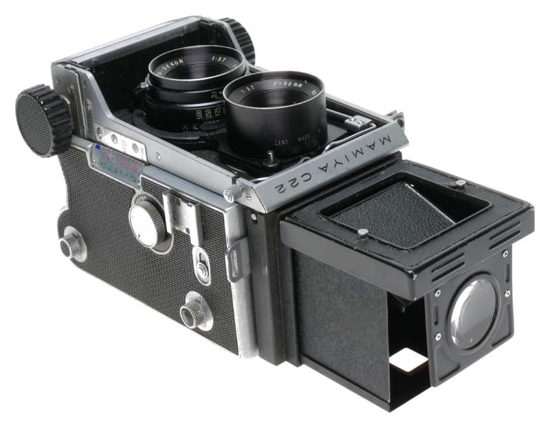 Mamiya C22 Professional TLR Bellows Film Camera Sekor 3.7/80mm