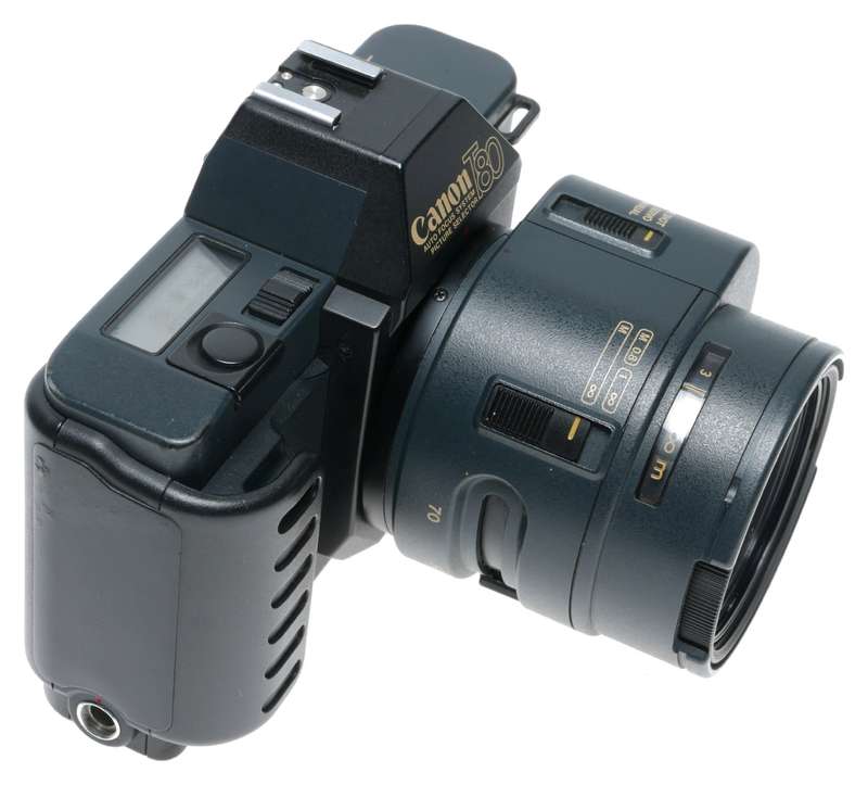 Canon T80 SLR Film Camera Zoom Lens AC 35-70mm 1:3.5-4.5