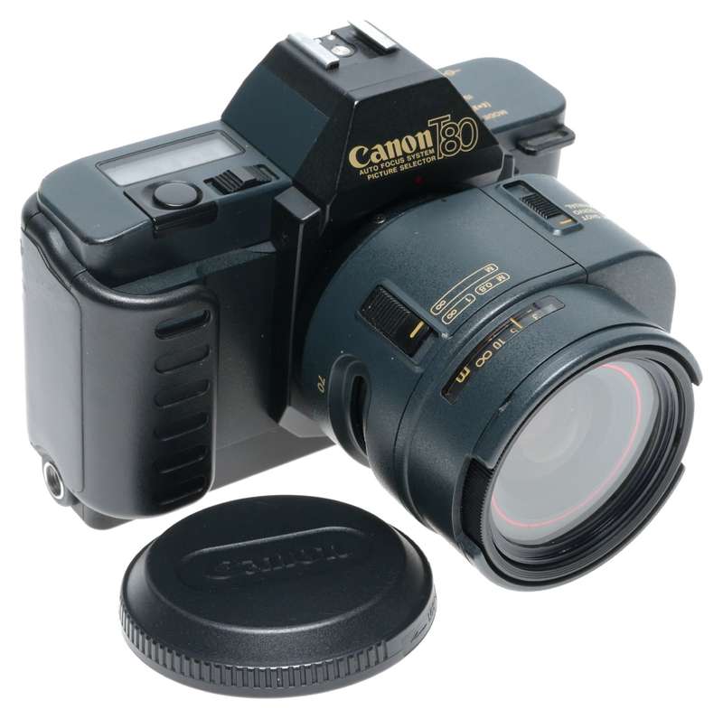Canon T80 SLR Film Camera Zoom Lens AC 35-70mm 1:3.5-4.5