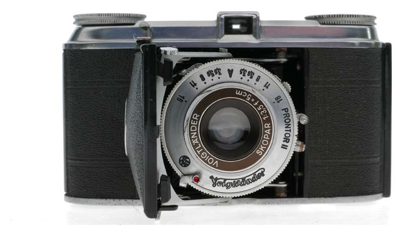Voigtlander Vito I Post WW2 Folding Camera Prontor II Skopar 1:3.5 f=5cm