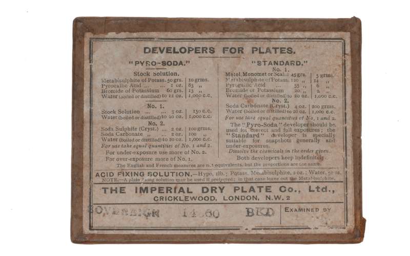 Imperial Dry Plate Sovereign Processed Negatives 5x4 Inch