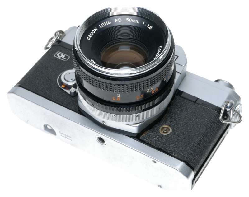 Canon FTb QL 35mm SLR Film Camera FD Lens 1.8/50