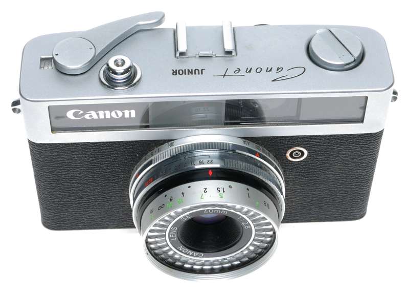 Canon Canonet Junior Compact 35mm Viewfinder Camera SE 2.8/40mm Lens