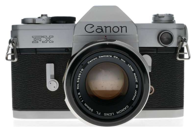 Canon FX 35mm Film SLR Camera FL Lens 1.8/50mm No.383276