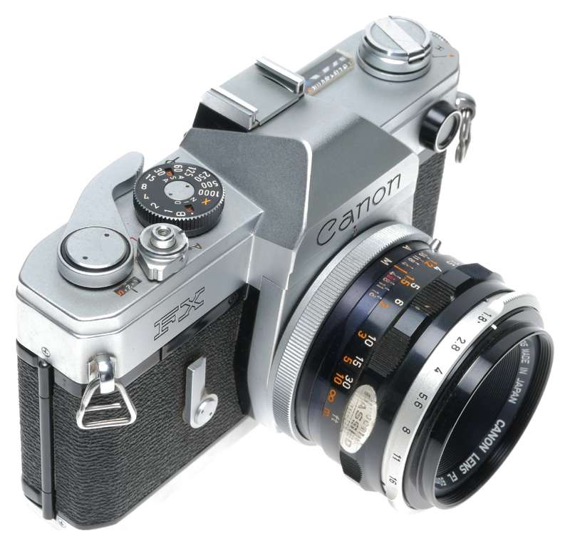 Canon FX 35mm Film SLR Camera FL Lens 1.8/50mm No.383276