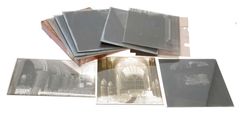 Imperial Dry Plates Processed Negatives Cathedral Scene Large Format