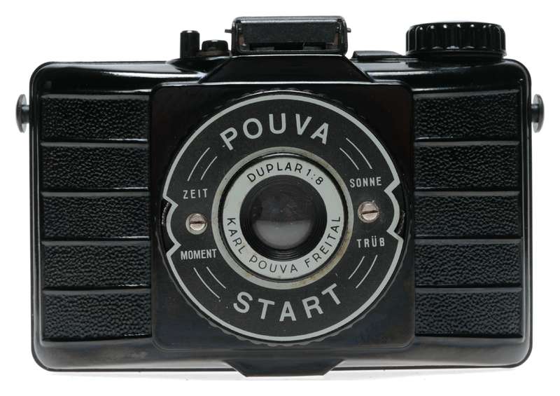 Karl Pouva Start Bakelite 6x6 Format Film Viewfinder Camera Duplar 1:8 Lens
