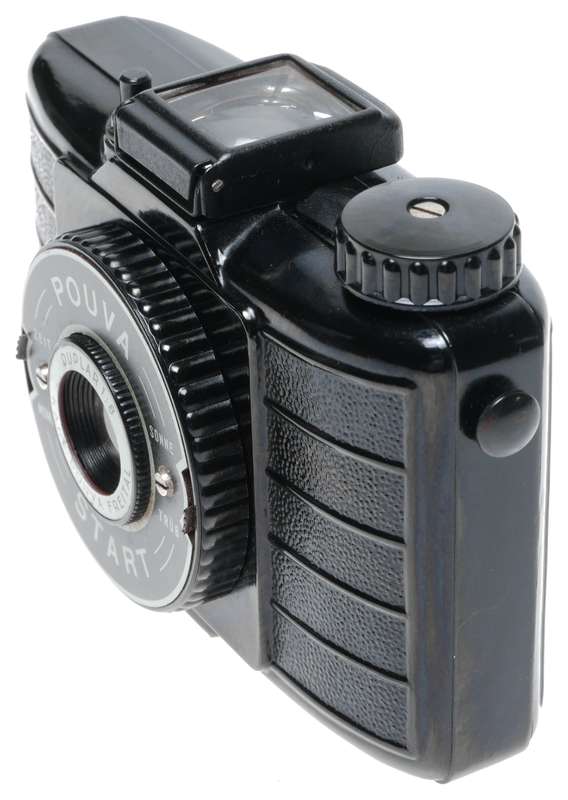 Karl Pouva Start Bakelite 6x6 Format Film Viewfinder Camera Duplar 1:8 Lens