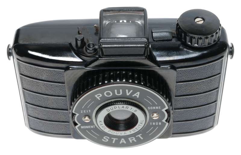 Karl Pouva Start Bakelite 6x6 Format Film Viewfinder Camera Duplar 1:8 Lens