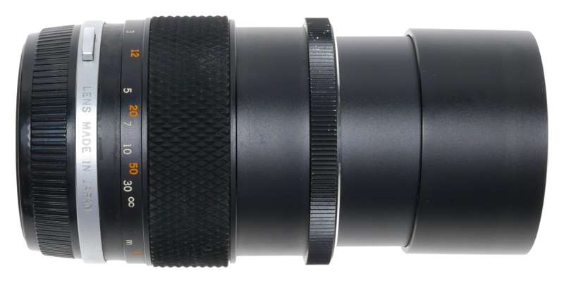 Olympus E.Zuiko Auto-T 3.5/135mm OM System Telephoto Camera Lens