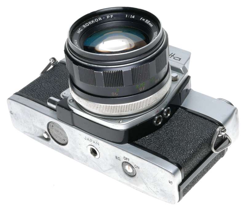 Minolta SRT 101 35mm SLR Film Camera Rokkor-PF 1:1.4 f=58mm