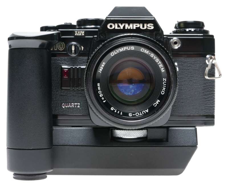 Olympus OM-10 Quartz SLR Camera MC Auto-S 1:1.8 f-50mm Motor Drive