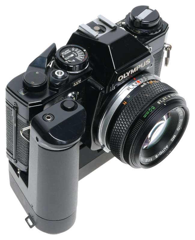 Olympus OM-10 Quartz SLR Camera MC Auto-S 1:1.8 f-50mm Motor Drive