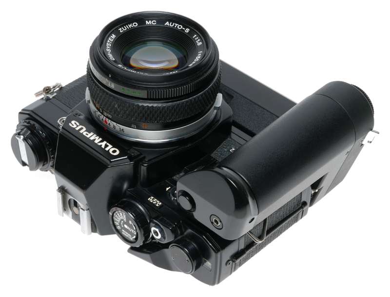 Olympus OM-10 Quartz SLR Camera MC Auto-S 1:1.8 f-50mm Motor Drive