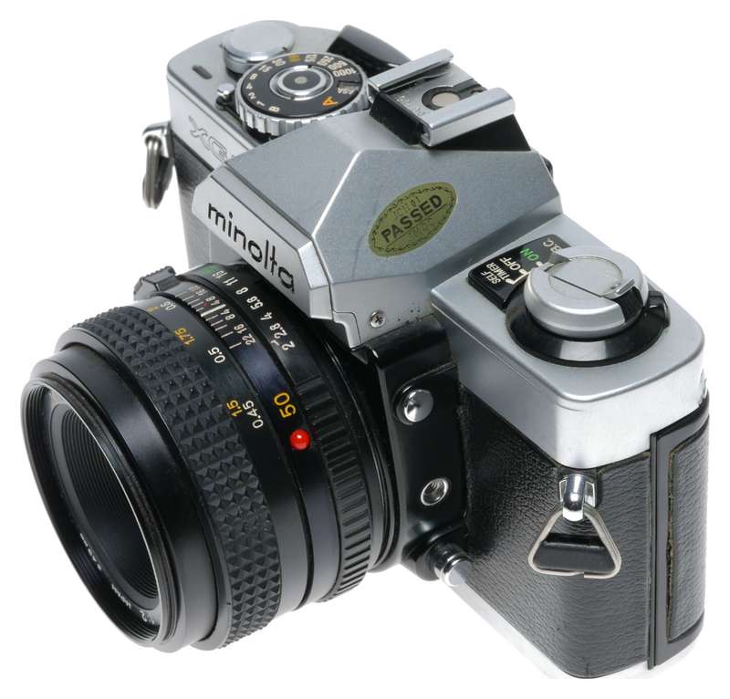 Minolta XG 9 XG-S 35mm SLR Film Camera MD 1:2 50mm Lens