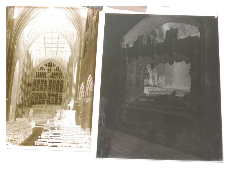 Imperial Dry Plates Processed Negatives Cathedral Scene Large Format