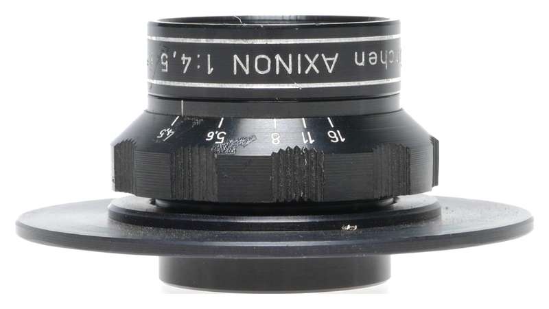 Friedrich München Axinon 1:4.5 f=9cm Enlarger Lens Serial No.432583