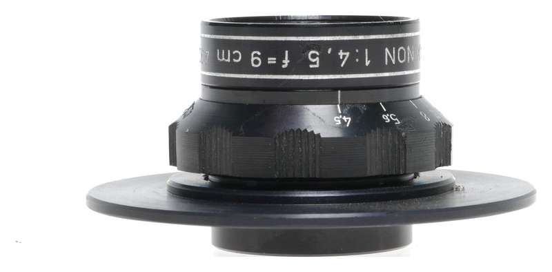 Friedrich München Axinon 1:4.5 f=9cm Enlarger Lens Serial No.432583