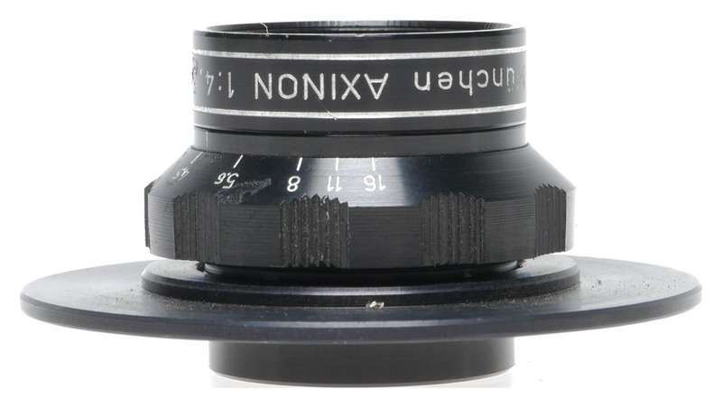 Friedrich München Axinon 1:4.5 f=9cm Enlarger Lens Serial No.432583