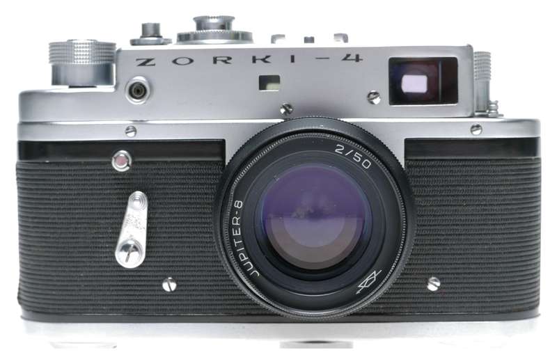 Zorki-4 35mm Film Rangefinder Camera Jupiter-8 2/50 Lens USSR