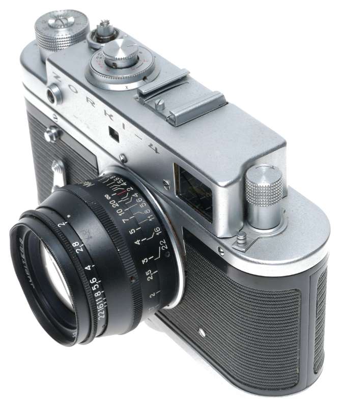 Zorki-4 35mm Film Rangefinder Camera Jupiter-8 2/50 Lens USSR