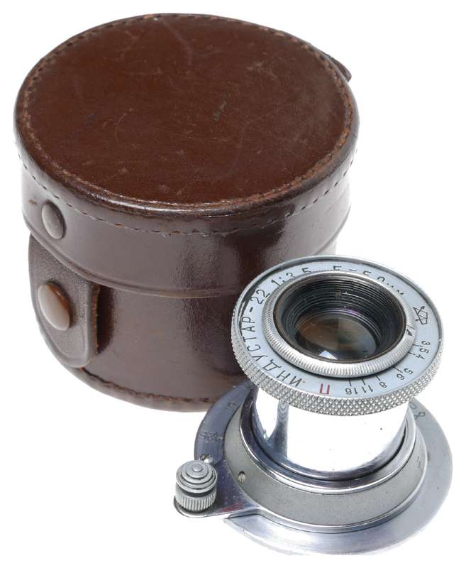 Zorki Industar-22 1:3.5 F=50mm M39 Leica FED Mount Camera Lens USSR