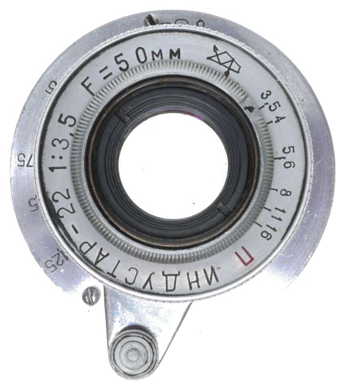 Zorki Industar-22 1:3.5 F=50mm M39 Leica FED Mount Camera Lens USSR