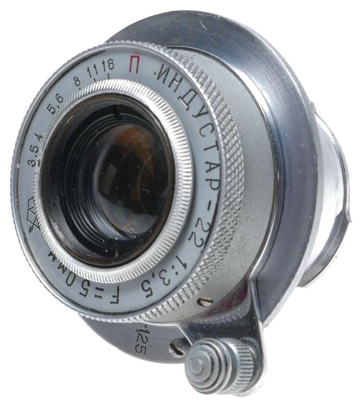 Zorki Industar-22 1:3.5 F=50mm M39 Leica FED Mount Camera Lens USSR