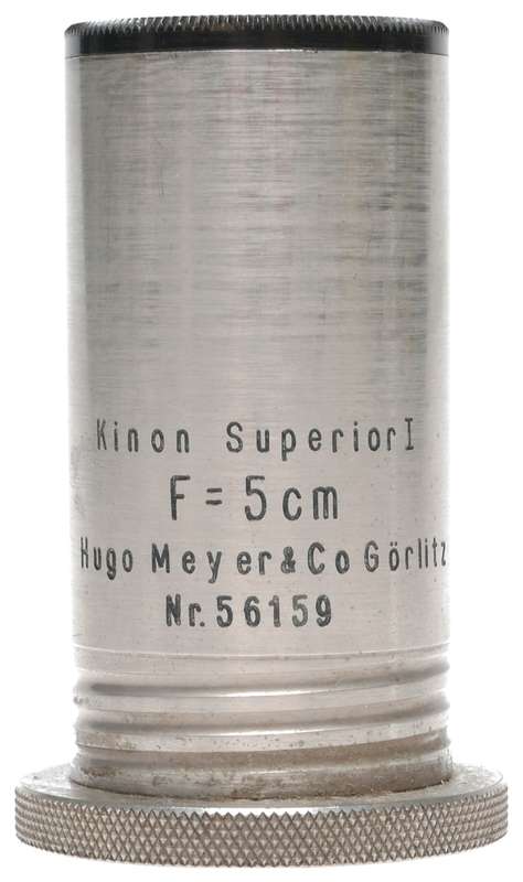 Kinon Superior 1 F=5cm Projector Lens Hugo Meyer Gorlitz