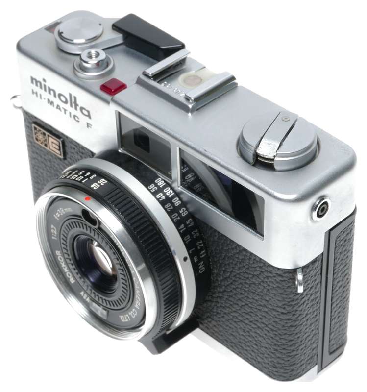Minolta Hi-Matic F 35mm Film Rangefinder Camera Rokkor 1:2.7 f=38mm