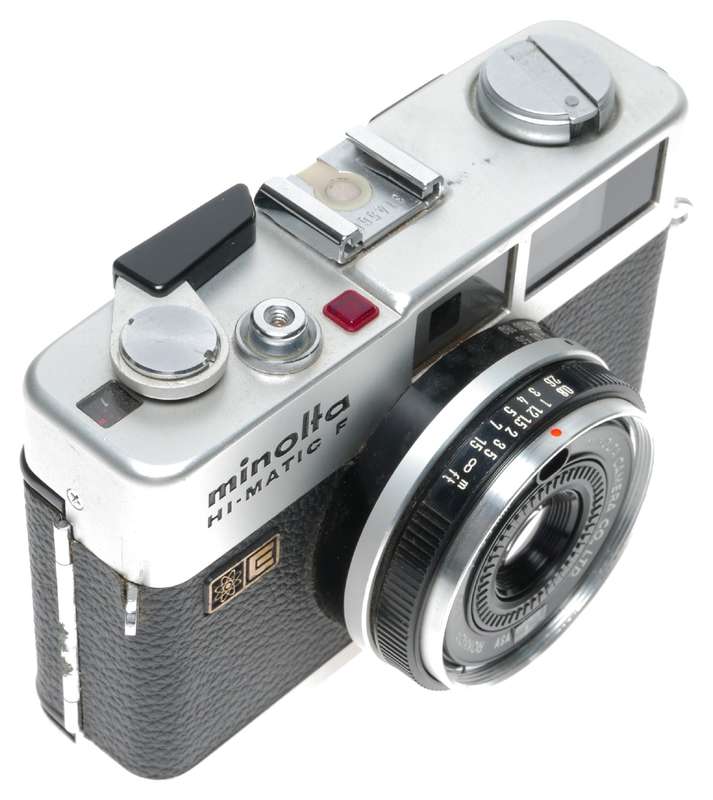 Minolta Hi-Matic F Rangefinder 35mm Film Camera Rokkor 1:2.7 f=38mm