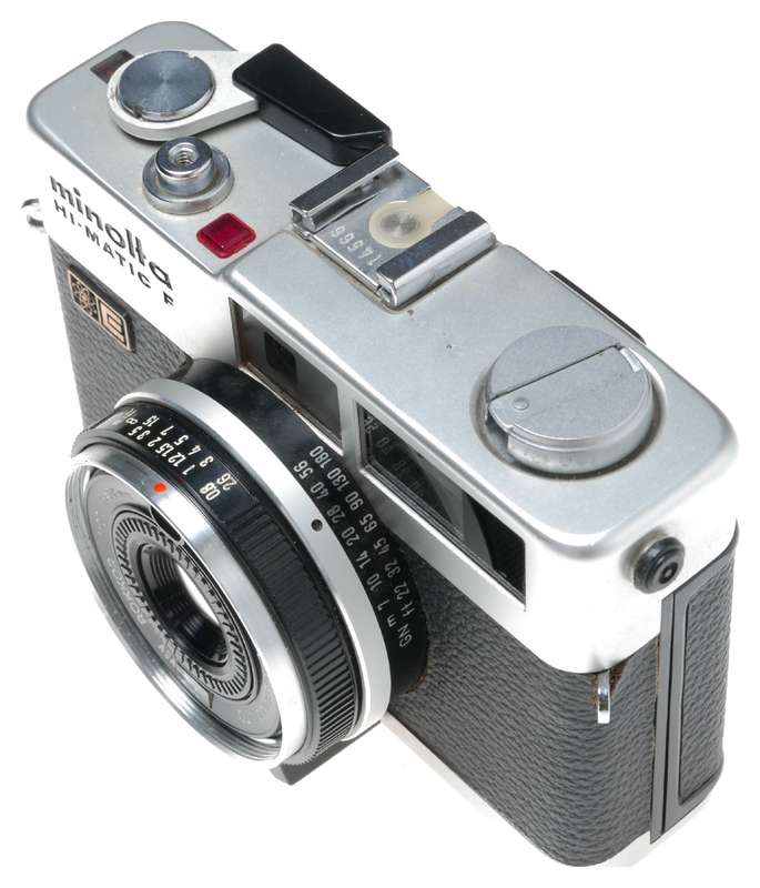 Minolta Hi-Matic F Rangefinder 35mm Film Camera Rokkor 1:2.7 f=38mm