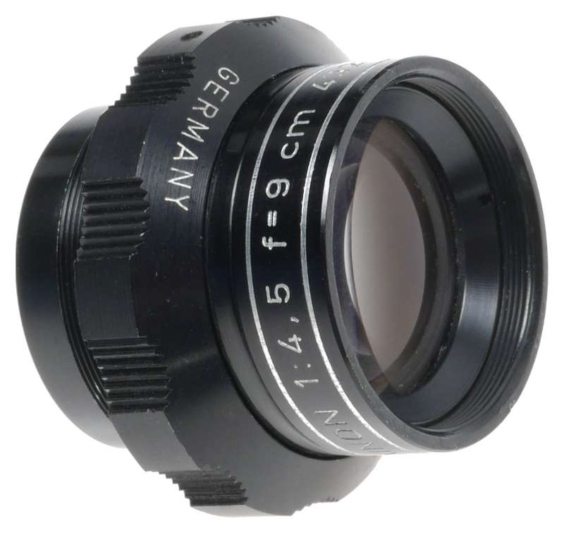Friedrich München Axinon 1:4.5 f=9cm Enlarger Lens Serial No.432568