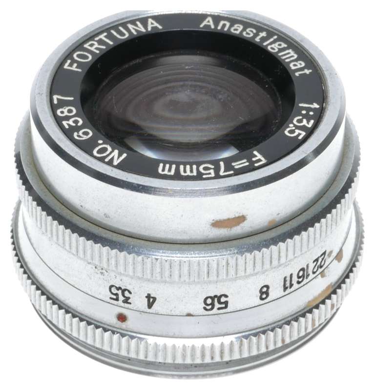 Fortuna Anastigmat 1:3.5 F=75mm M39 Enlarger Lens