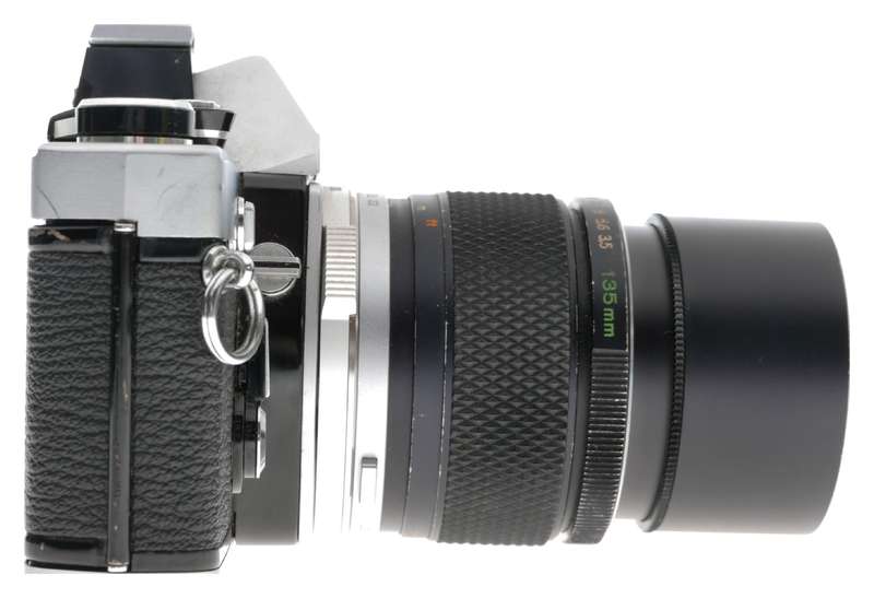 Olympus OM-1N SLR Camera E.Zuiko Auto-T 3.5/135mm Telephoto Lens