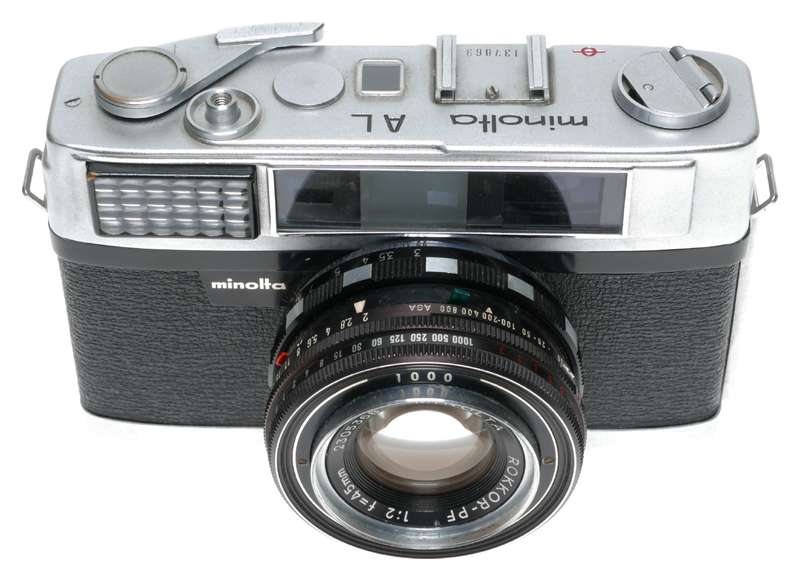 Minolta AL Rangefinder Camera Rokkor-PF 1:2 f=45mm