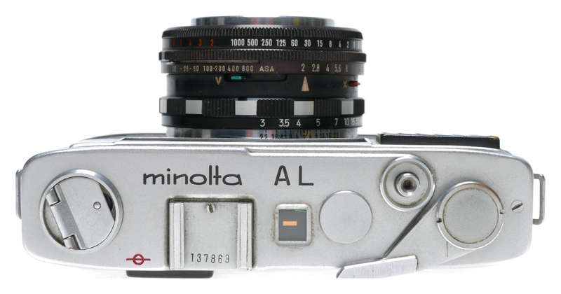Minolta AL Rangefinder Camera Rokkor-PF 1:2 f=45mm