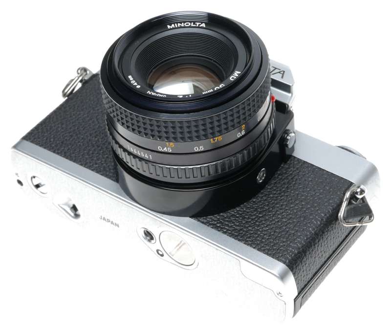 Minolta XG-A 35mm SLR Film Camera MD 1:2 50mm Lens