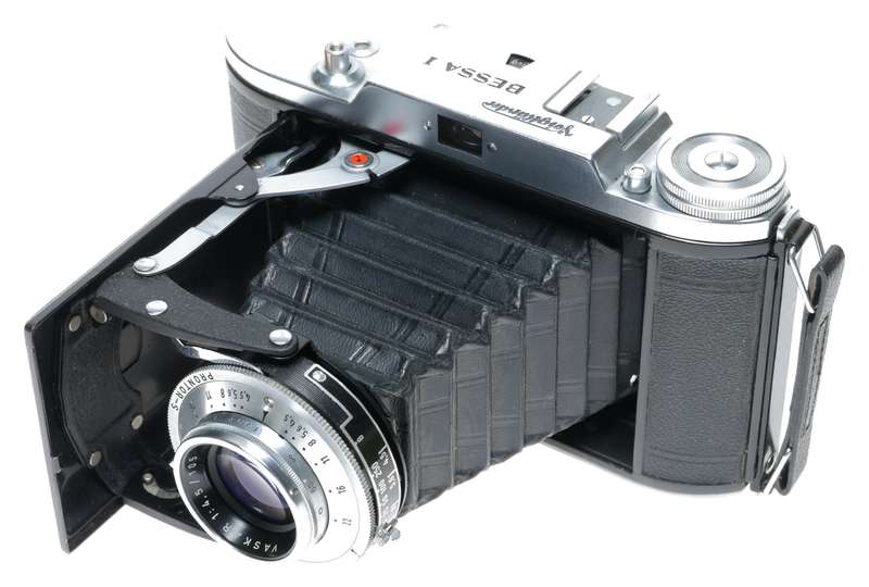 Voigtlander Bessa I Rollfilm Medium Format Folding Camera Vaskar 4.5/105