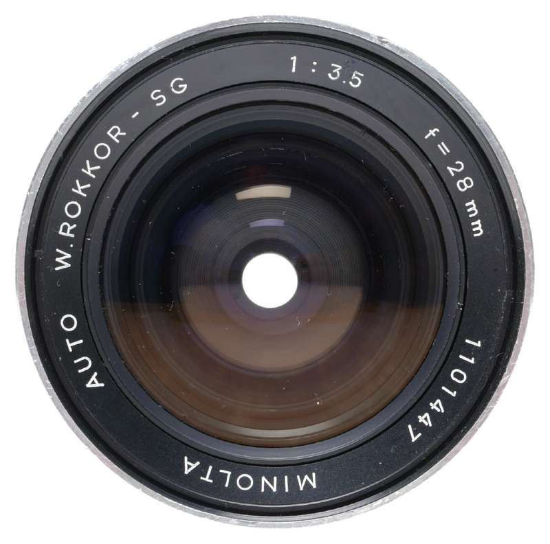 Minolta SR-1 35mm SLR Camera Auto W.Rokkor-SG 1:3.5 f=28mm Lens
