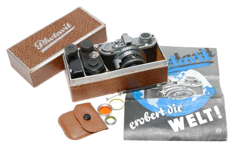 Bolta Photavit IV Miniature Viewfinder Camera Radionar f:3.5 F=37.5mm