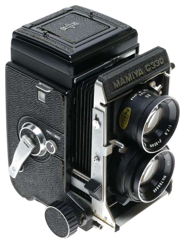 Mamiya C330 Pro TLR Camera Blue Dot Sekor 2.8/80mm in Box