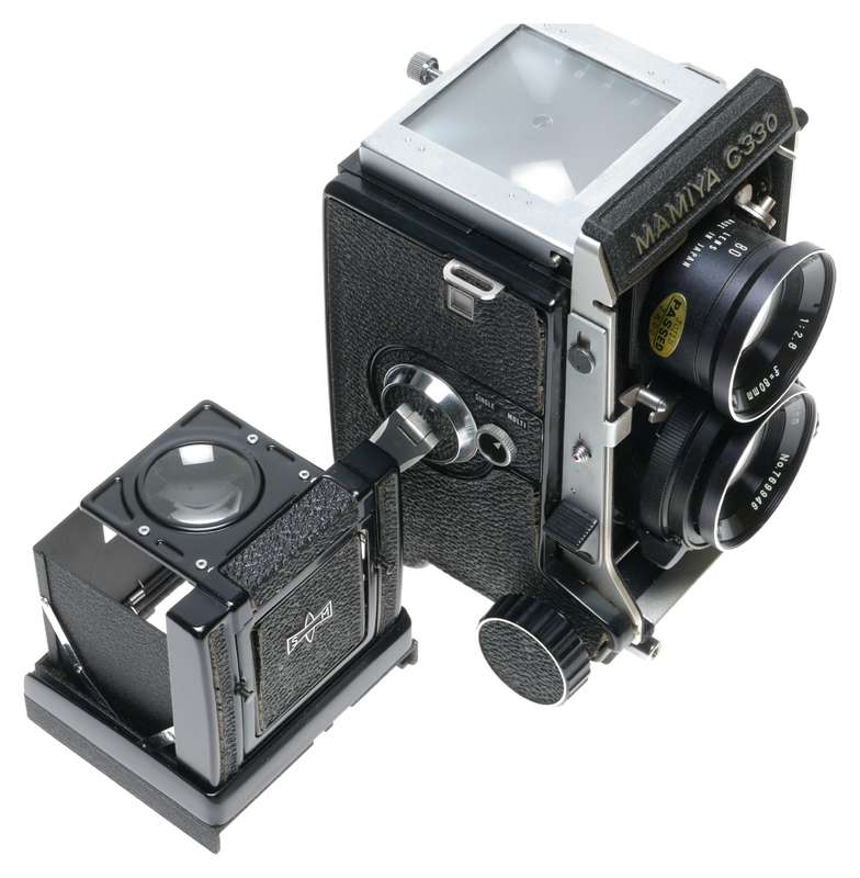 Mamiya C330 Pro TLR Camera Blue Dot Sekor 2.8/80mm in Box