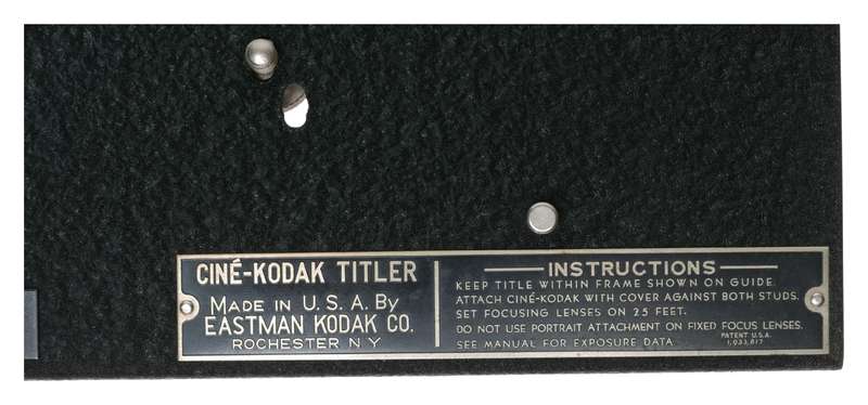 Eastman Cine-Kodak Titler 8mm Movie Titling Adapter Device in Box