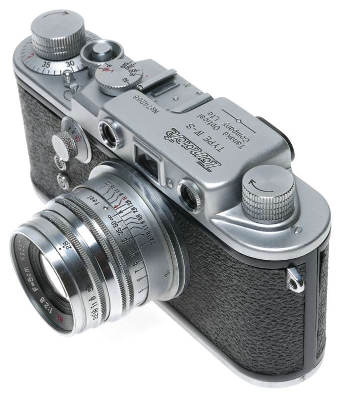 Tanack IV-S Rangefinder Camera Tanar H.C. f:2.8 5cm Lens Leica SM Copy