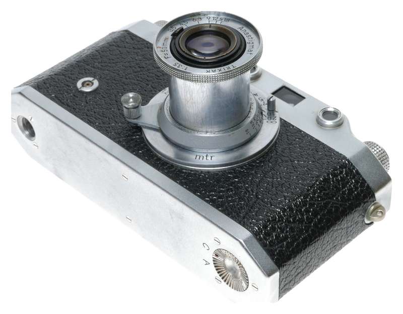 AFIOM Wega IIa Rangefinder Camera Trixar 3.5/50 Lens Italy Leica Copy