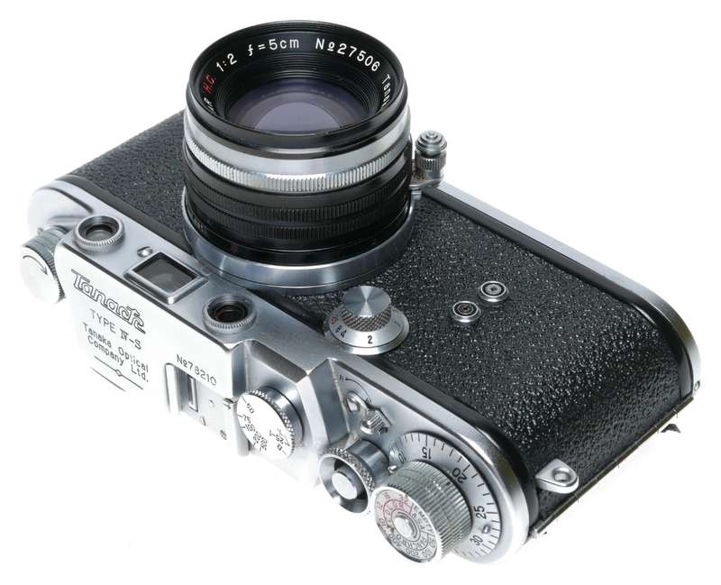 Tanack Type IV-S Rangefinder Camera Tanar H.C. 1:2 f=5cm Lens Leica SM Copy